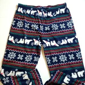 Jammies for your family polar bear fleece bottoms